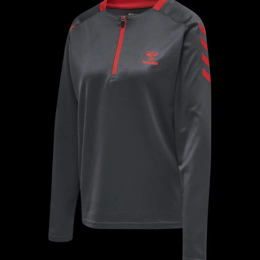 hmlACTION POLY HALF ZIP SWEAT WOMAN