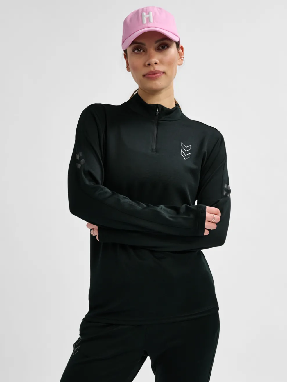 hmlACTIVE PL HALF ZIP WOMAN