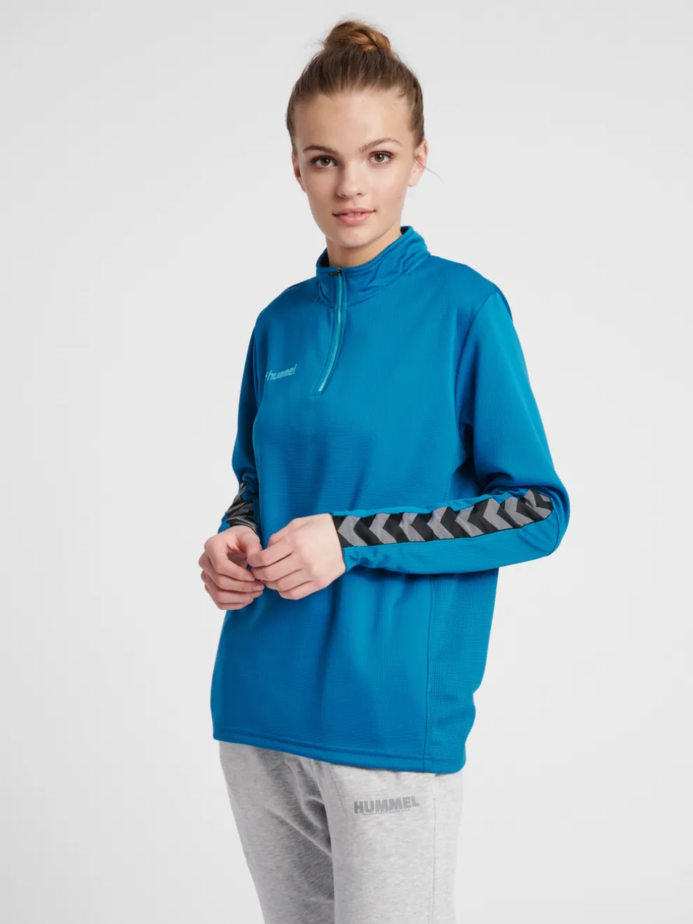 hmlAUTHENTIC HALF ZIP SWEATSHIRT WOMAN