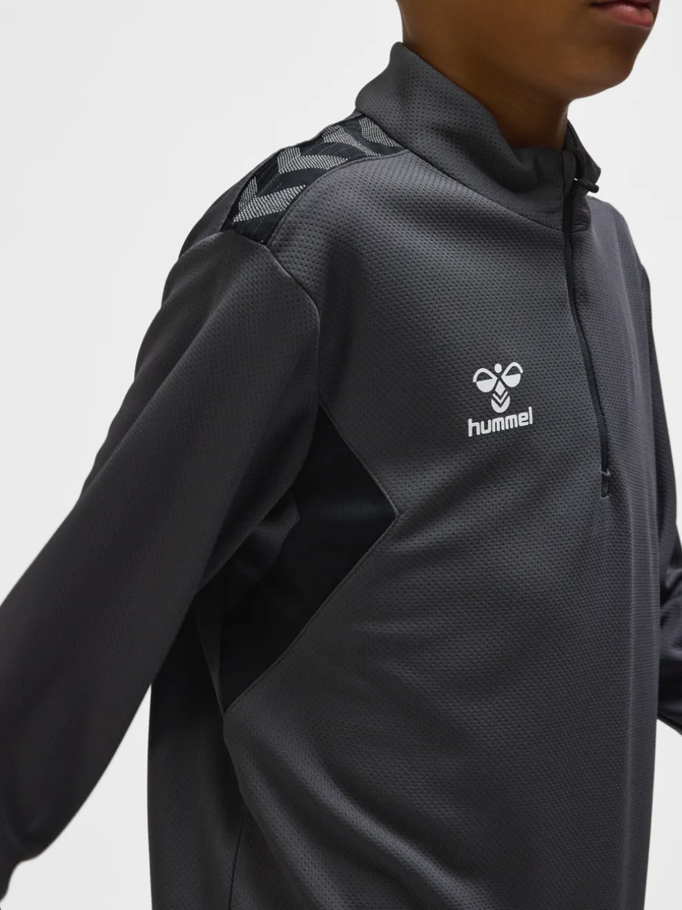 hmlAUTHENTIC HALF ZIP SWEAT KIDS