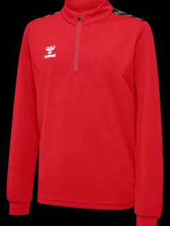hmlAUTHENTIC HALF ZIP SWEAT KIDS