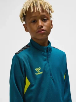 hmlAUTHENTIC HALF ZIP SWEAT KIDS