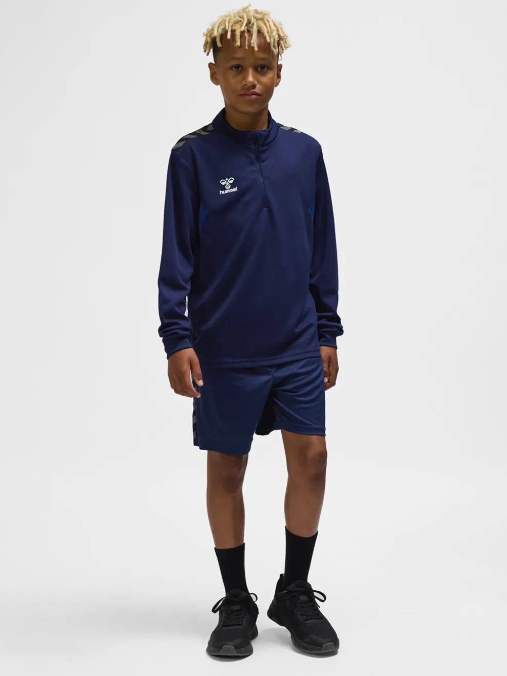 hmlAUTHENTIC HALF ZIP SWEAT KIDS