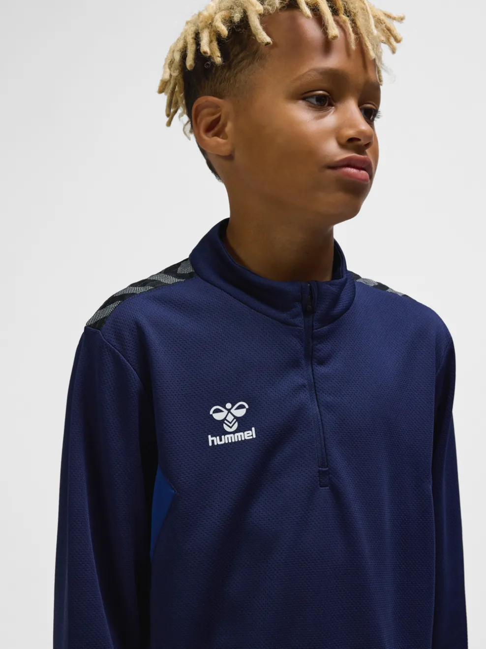 hmlAUTHENTIC HALF ZIP SWEAT KIDS