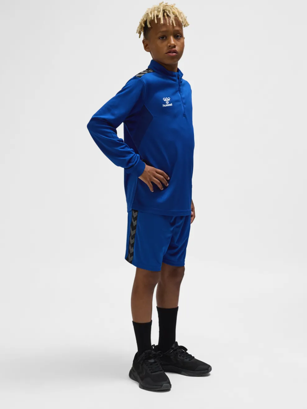 hmlAUTHENTIC HALF ZIP SWEAT KIDS