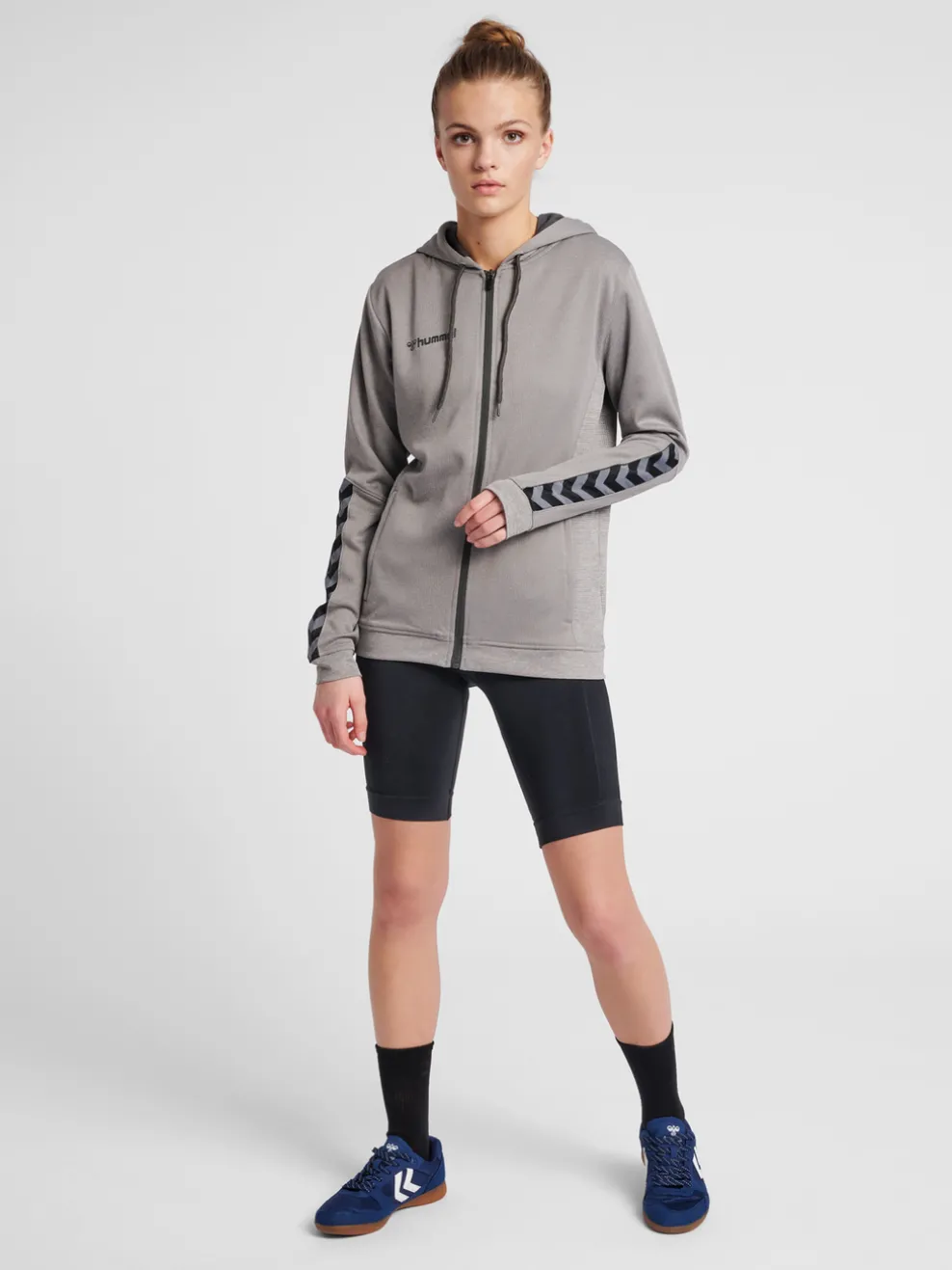 hmlAUTHENTIC POLY ZIP HOODIE WOMAN