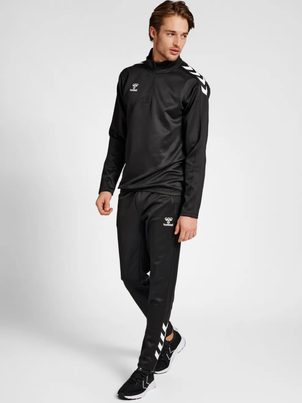 hmlCORE XK HALF ZIP POLY SWEAT