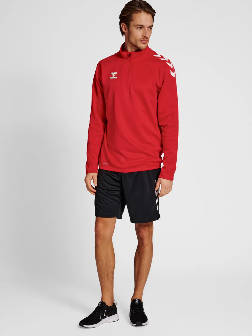 hmlCORE XK HALF ZIP POLY SWEAT