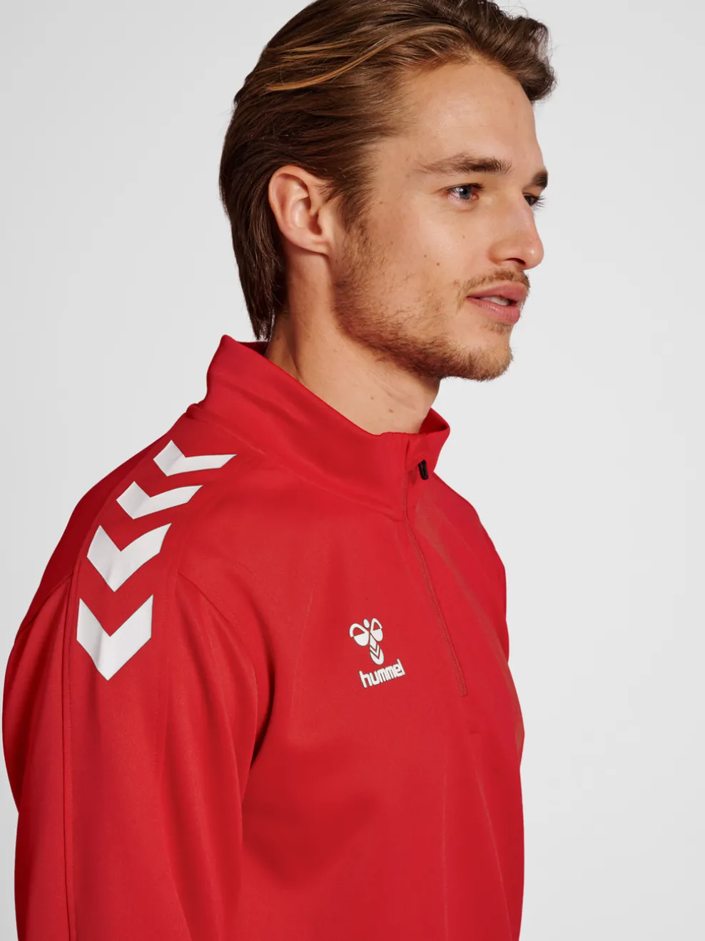 hmlCORE XK HALF ZIP POLY SWEAT