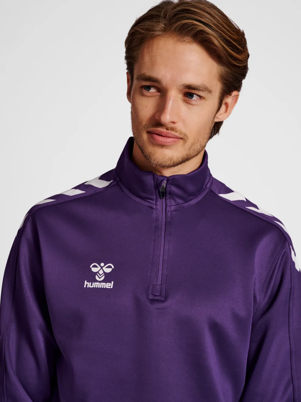 hmlCORE XK HALF ZIP POLY SWEAT