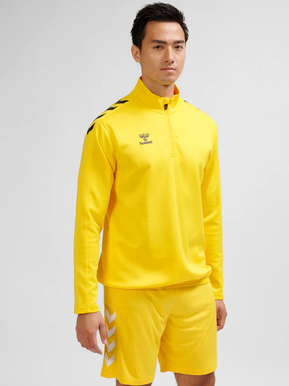hmlCORE XK HALF ZIP POLY SWEAT
