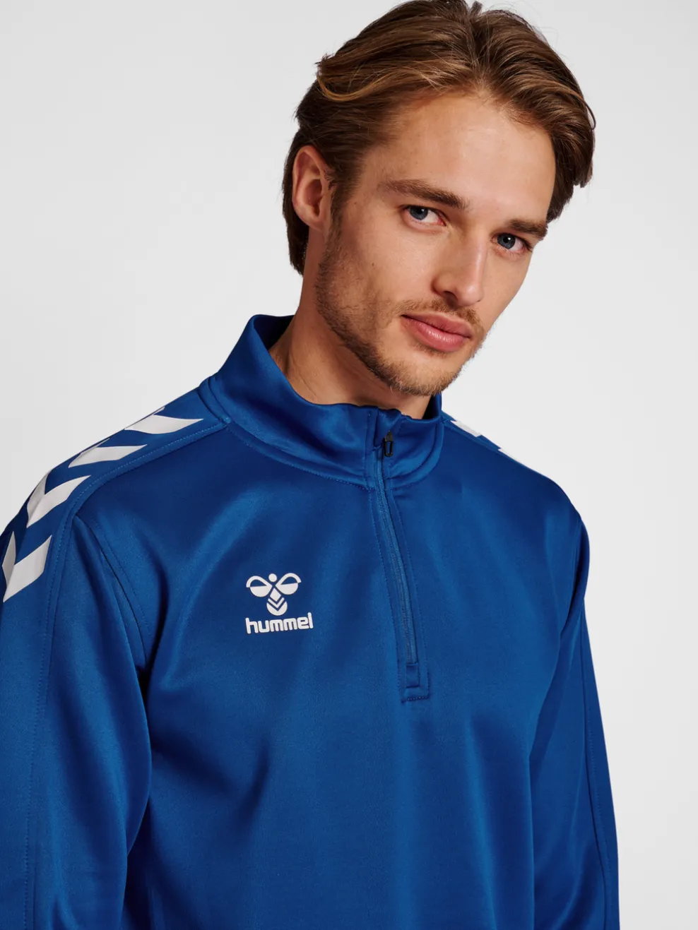 hmlCORE XK HALF ZIP POLY SWEAT