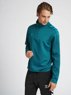 hmlCORE XK HALF ZIP POLY SWEAT