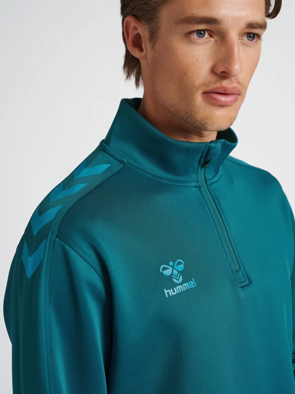hmlCORE XK HALF ZIP POLY SWEAT
