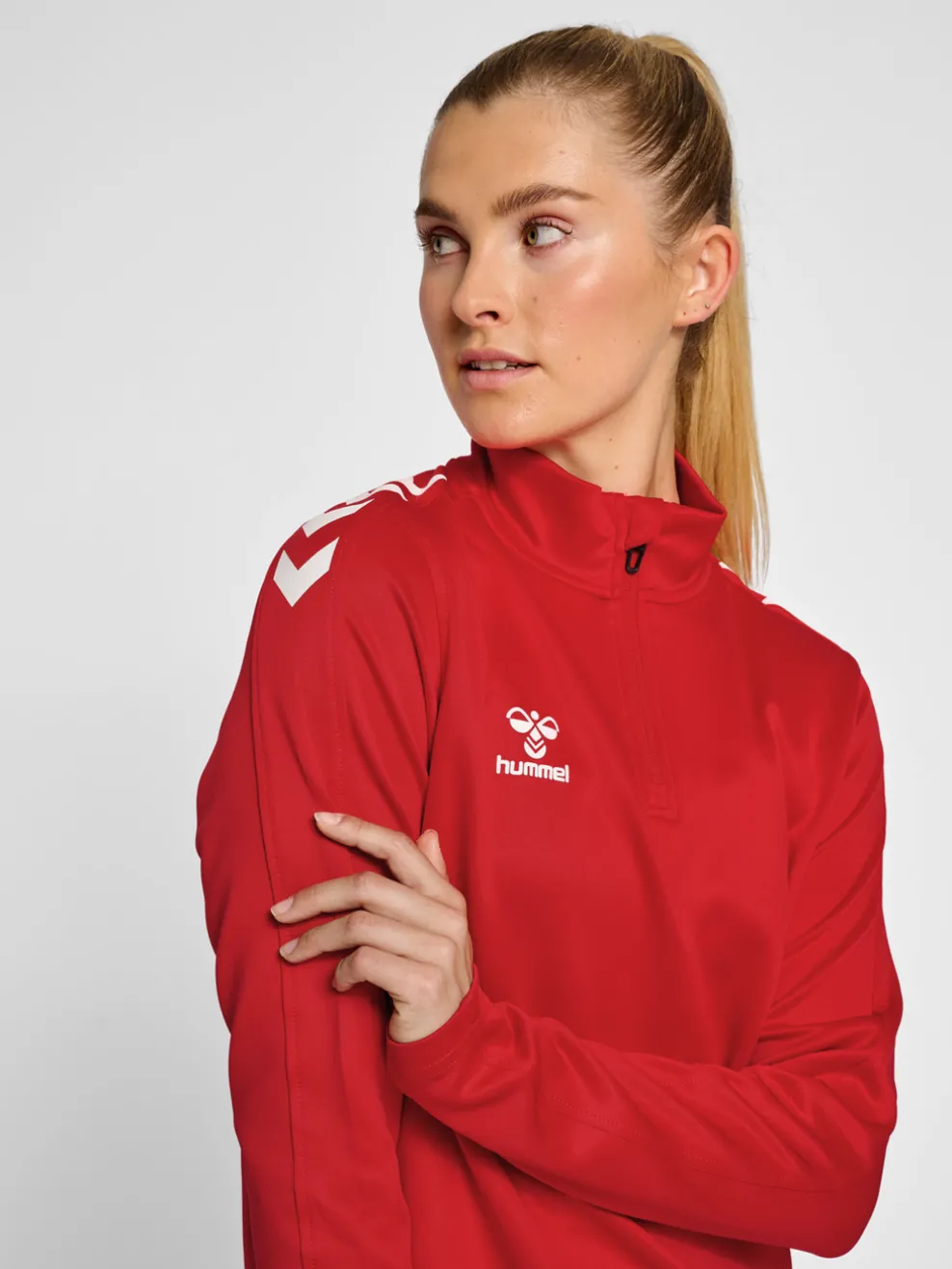 hmlCORE XK HALF ZIP SWEAT WOMAN