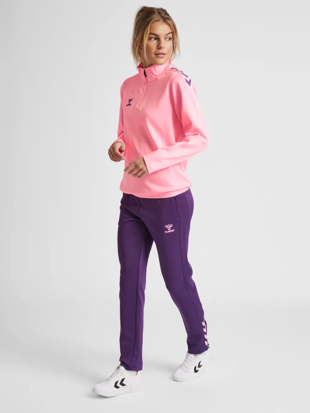 hmlCORE XK HALF ZIP SWEAT WOMAN