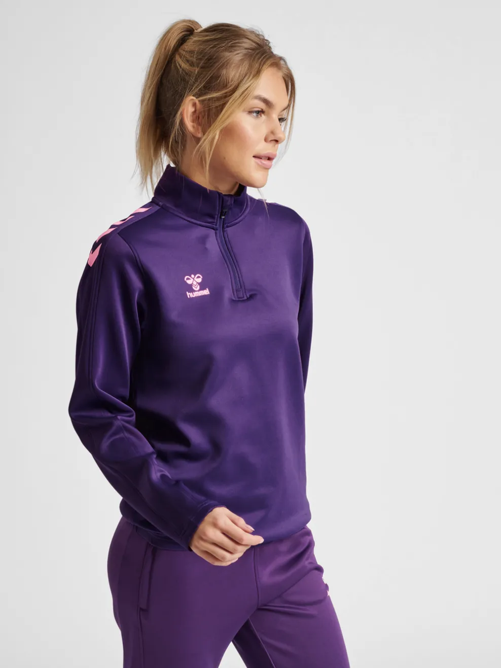 hmlCORE XK HALF ZIP SWEAT WOMAN