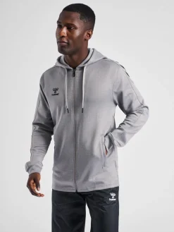 hmlCORE XK POLY ZIP HOOD SWEAT