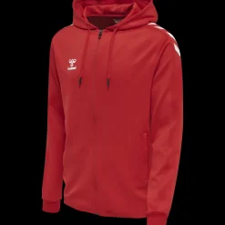 hmlCORE XK POLY ZIP HOOD SWEAT