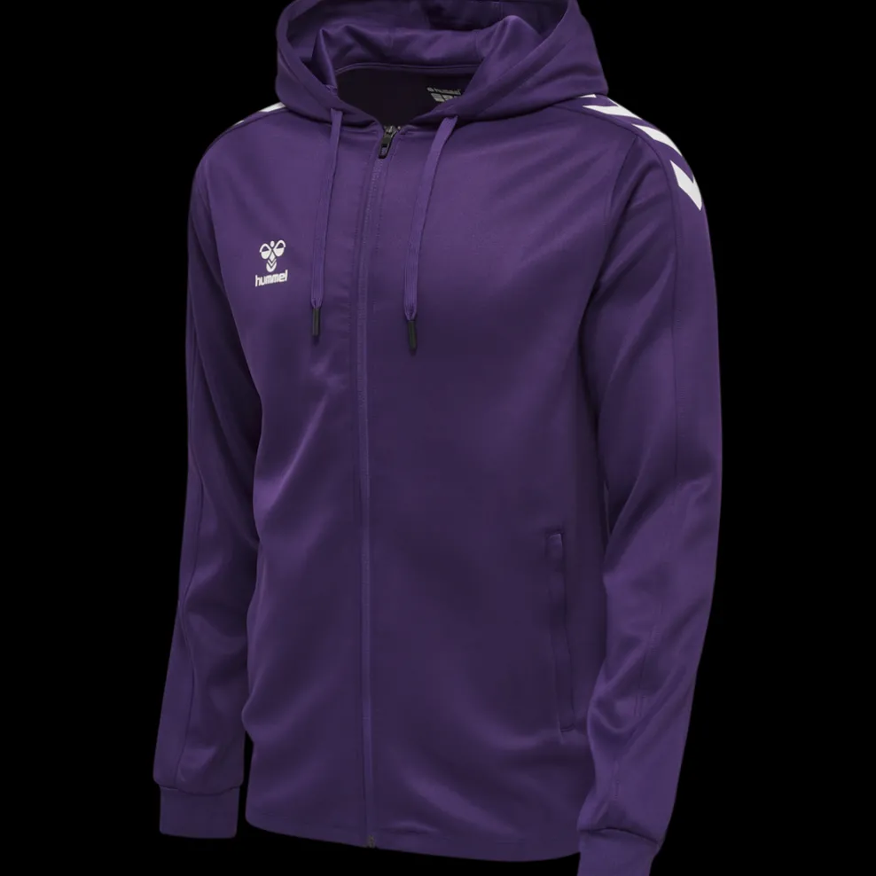 hmlCORE XK POLY ZIP HOOD SWEAT