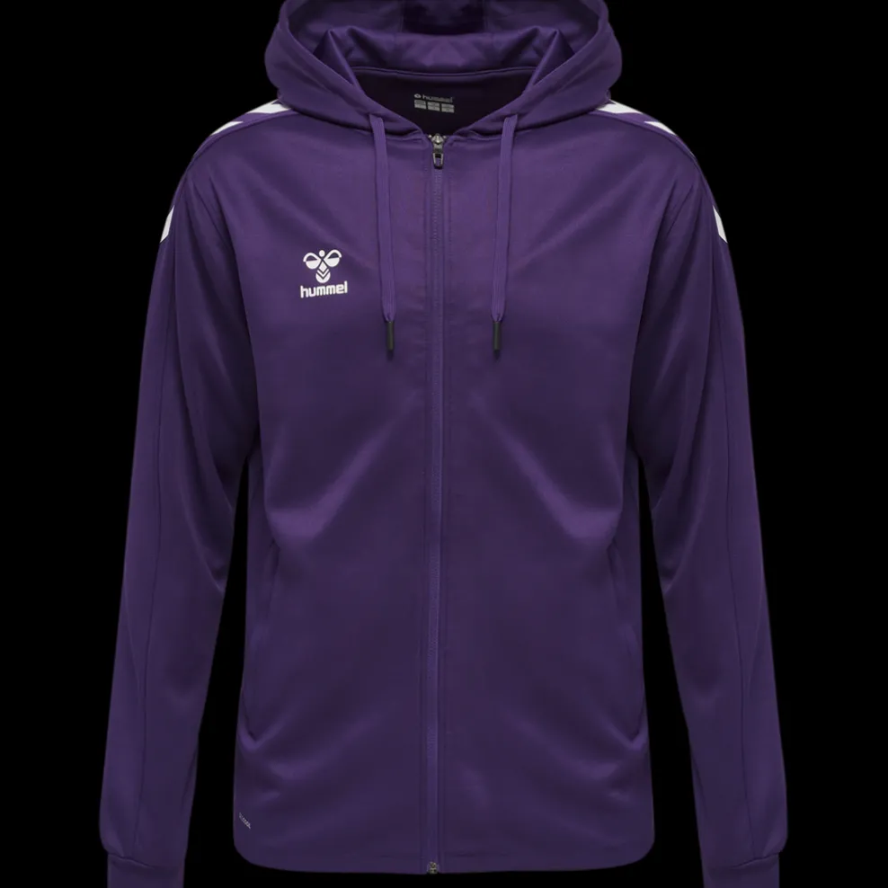 hmlCORE XK POLY ZIP HOOD SWEAT