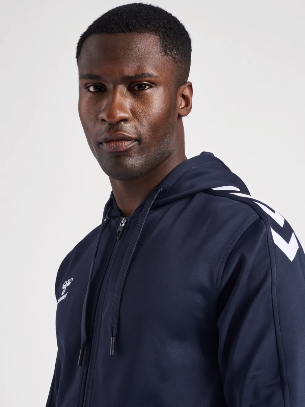 hmlCORE XK POLY ZIP HOOD SWEAT