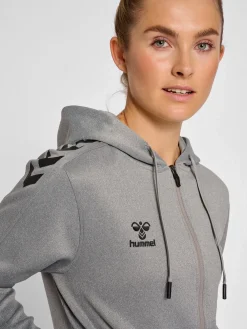 hmlCORE XK POLY ZIP HOOD SWEAT WOMA