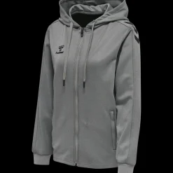 hmlCORE XK POLY ZIP HOOD SWEAT WOMA
