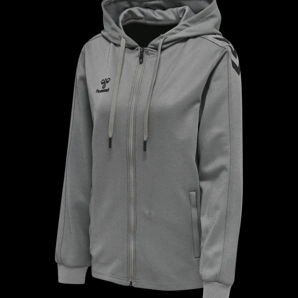 hmlCORE XK POLY ZIP HOOD SWEAT WOMA