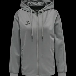 hmlCORE XK POLY ZIP HOOD SWEAT WOMA