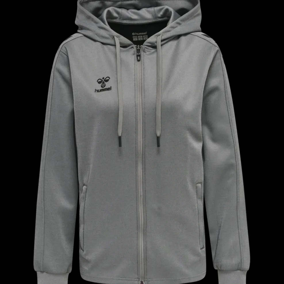 hmlCORE XK POLY ZIP HOOD SWEAT WOMA