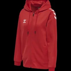 hmlCORE XK POLY ZIP HOOD SWEAT WOMA
