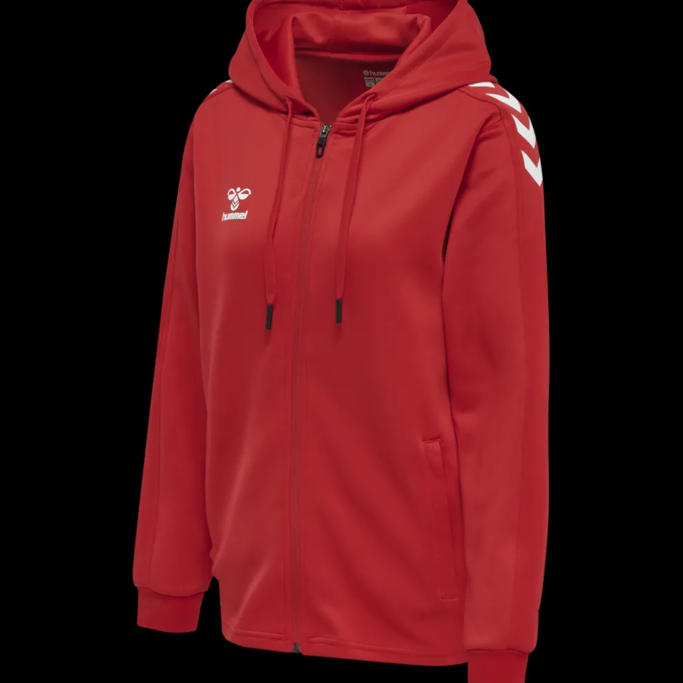 hmlCORE XK POLY ZIP HOOD SWEAT WOMA