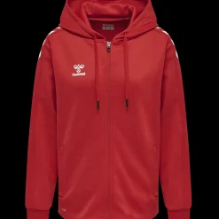 hmlCORE XK POLY ZIP HOOD SWEAT WOMA