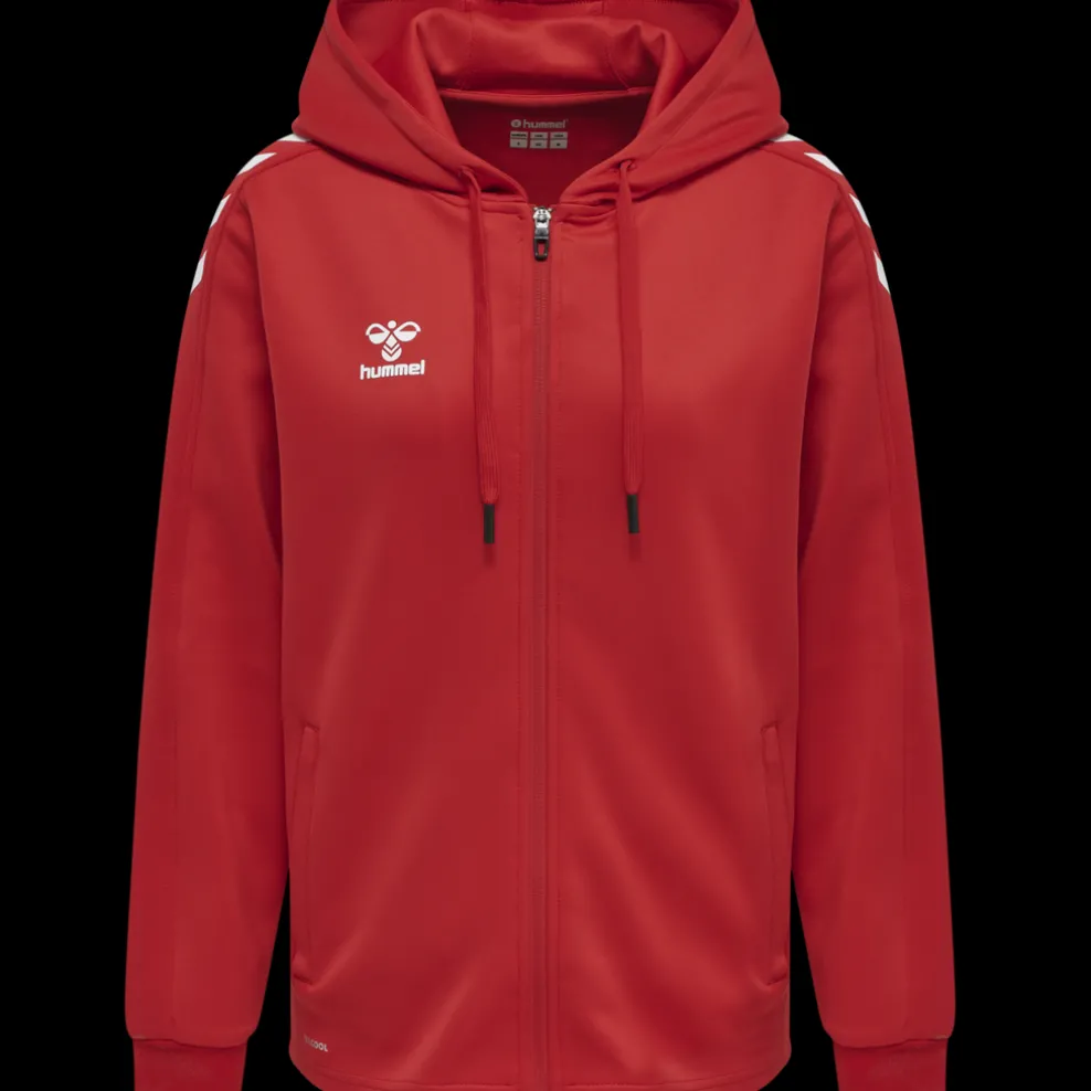hmlCORE XK POLY ZIP HOOD SWEAT WOMA