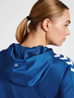 hmlCORE XK POLY ZIP HOOD SWEAT WOMA