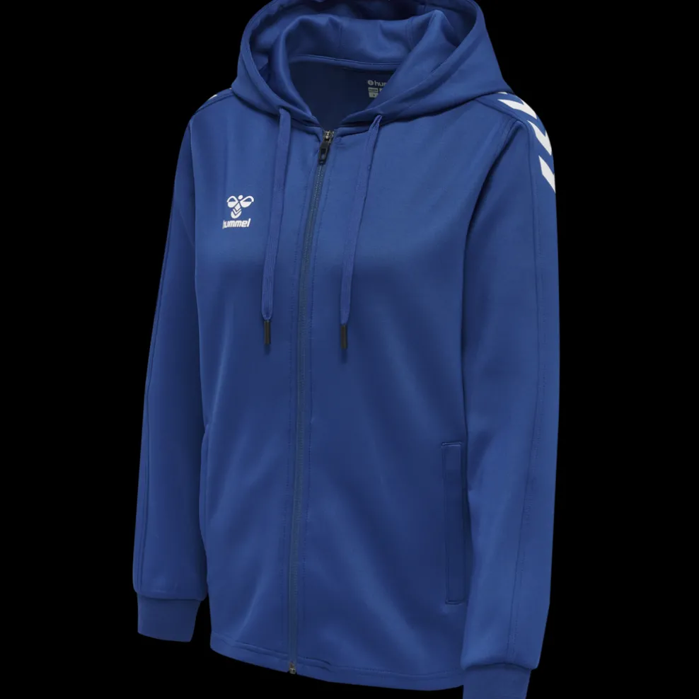 hmlCORE XK POLY ZIP HOOD SWEAT WOMA