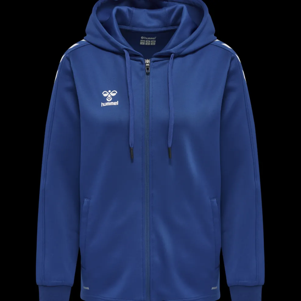 hmlCORE XK POLY ZIP HOOD SWEAT WOMA