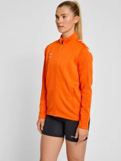 hmlCORE XK POLY ZIP SWEAT WOMAN