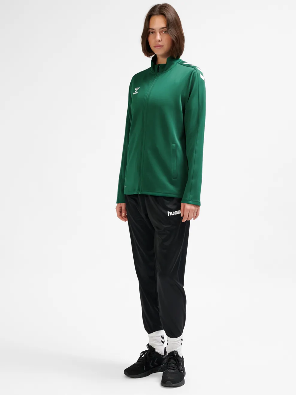 hmlCORE XK POLY ZIP SWEAT WOMAN