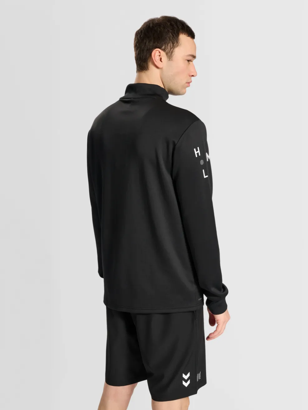 hmlCOURT HALF ZIP L/S