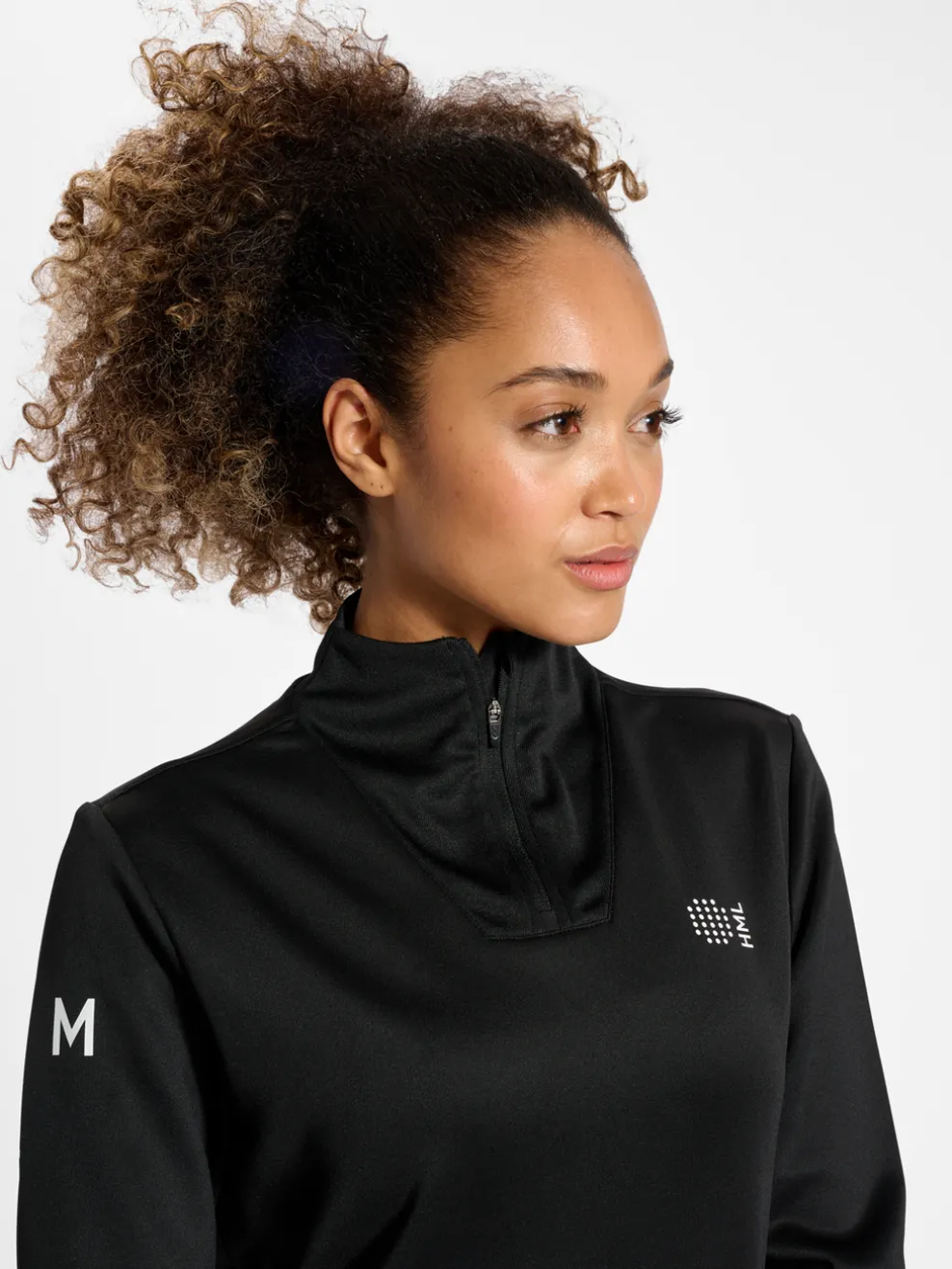 hmlCOURT HALF ZIP L/S WOMAN