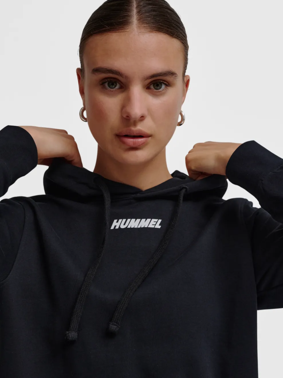 hmlELEMENTAL SHORT HOODIE WOMAN