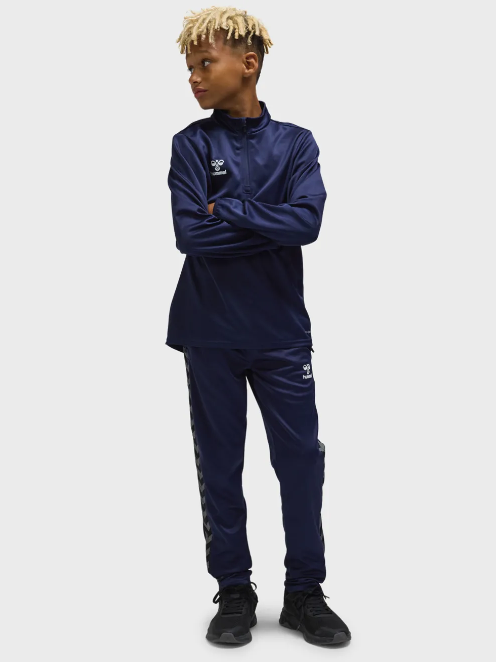 hmlESSENTIAL HALF-ZIP KIDS