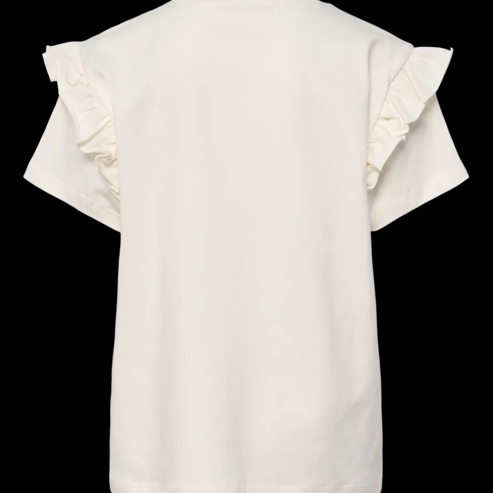 hmlFLOWY RUFFLE T-SHIRT S/S