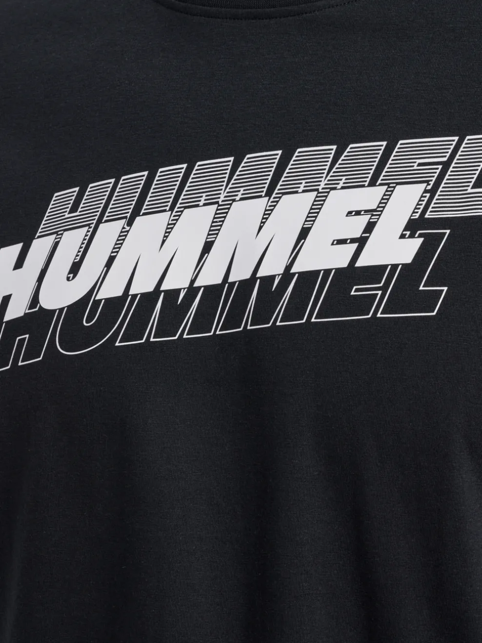 hmlGRAPHIC TRIPLE LOGO COTTON TEE