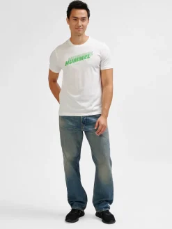 hmlGRAPHIC TRIPLE LOGO COTTON TEE