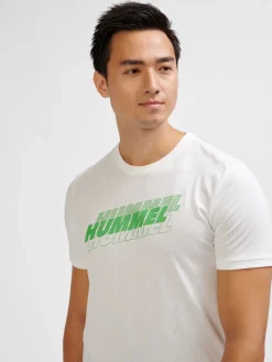 hmlGRAPHIC TRIPLE LOGO COTTON TEE