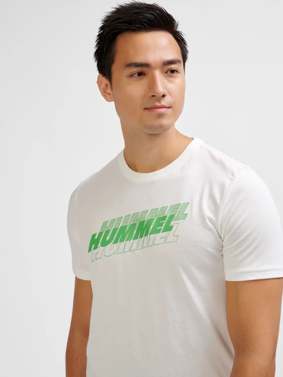 hmlGRAPHIC TRIPLE LOGO COTTON TEE