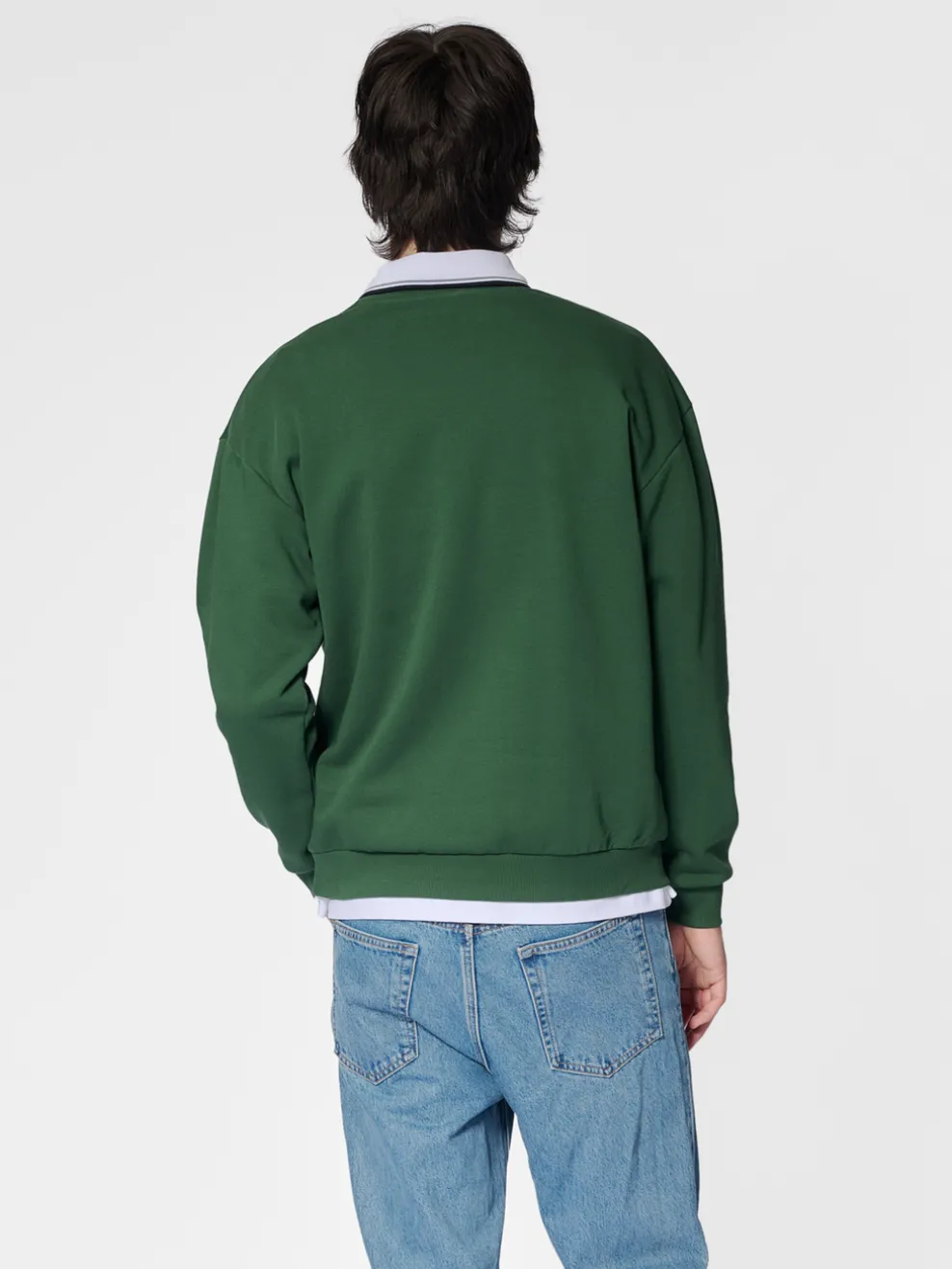 hmlLOOSE CREWNECK UNIVERSITY BEE
